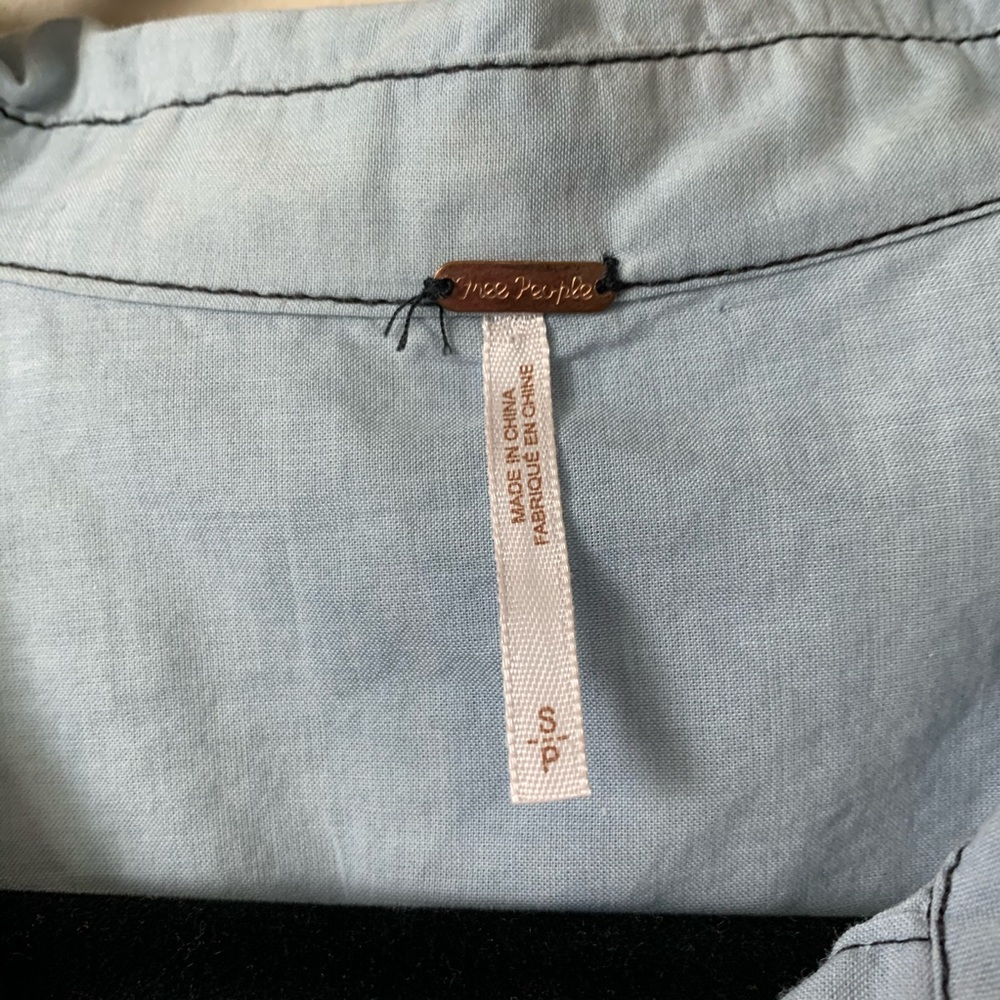 Free People Last Chance Button Down Long Sleeve - Picture 3 of 6